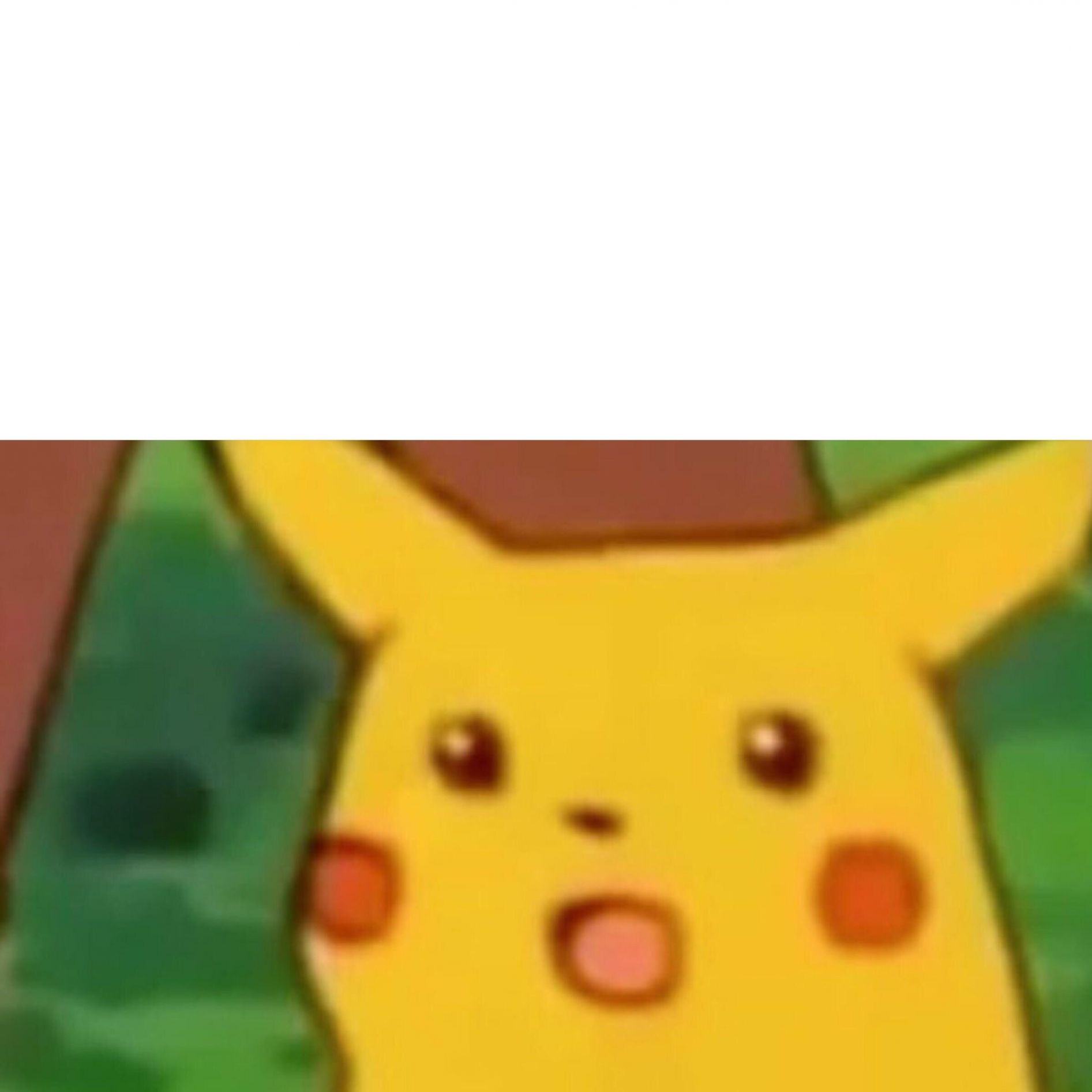 Surprised Pikachu